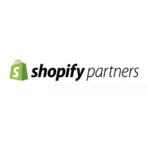 Logo Shopify Partners fond blanc
